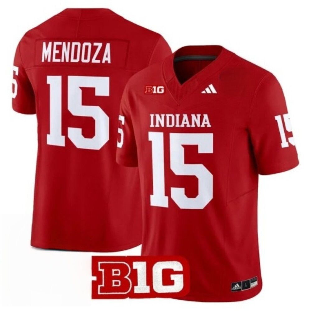 Mens Youths Select Fernando Mendoza Crimson Jersey Stitched Vapor Red